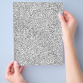 銀エレガントグリッター チラシ (手)