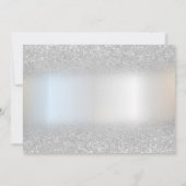 銀エレガントグリッター《写真》ぼけ味保存日 セーブザデート (裏面)