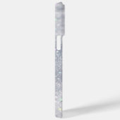 銀エレガントグリッター Case-Mate iPhoneケース (裏面 / 右)