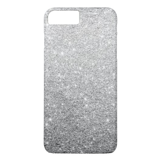 銀エレガントグリッター Case-Mate iPhoneケース (裏面)