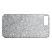 銀エレガントグリッター Case-Mate iPhoneケース (裏面(横))