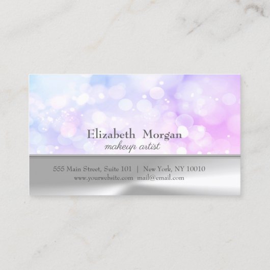 銀エレガントスタイリッシュ、《写真》ぼけ味ロイヤリティカード ロイヤリティカード (裏面)