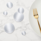 銀エレガントフェイク金メタリック調モダンテンプレート コンフェッティ (グループ)