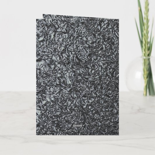 銀エレガントフローラ夫25周年記念 カード (裏面)