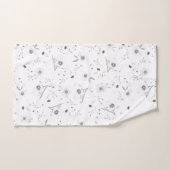 銀エレガントフローラ バスタオルセット (ハンドタオル)