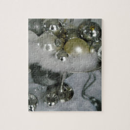 銀エレガント台座のガラス玉 ジグソーパズル