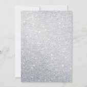 銀エレガント弦25結婚周年 招待状 (裏面)