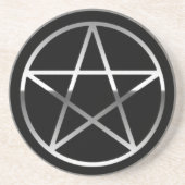 銀エレガント星形五角形 コースター (正面)