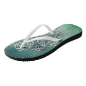 銀エレガント曼荼羅ビーチサンダル ビーチサンダル (アングル)