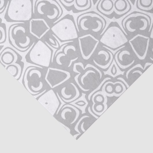 銀エレガント曼荼羅模様 薄葉紙 (詳細)