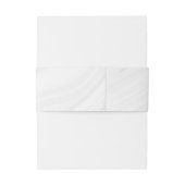 銀エレガント灰色と黒の結婚花 招待状ベリーバンド (裏面例)