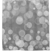 銀エレガント灰色シャワーパターン（の模様が）あるカーテン シャワーカーテン (正面)