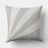 銀エレガント灰色レイ クッション (裏面)