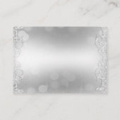 銀エレガント箔フェイク エンクロージャーカード (裏面)