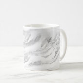 銀エレガント箔大理石 コーヒーマグカップ (正面右)