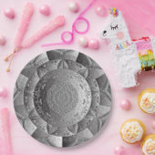 銀エレガント紙パーティープレート ペーパープレート (パーティー)