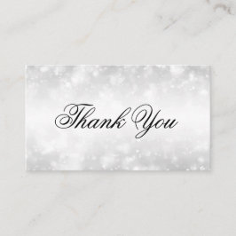 銀エレガント色のきらめく灯 エンクロージャーカード