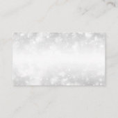 銀エレガント色のきらめく灯 エンクロージャーカード (裏面)