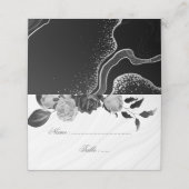 銀エレガント色 プレイスカード (外部開封)