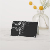 銀エレガント色 プレイスカード (裏面)