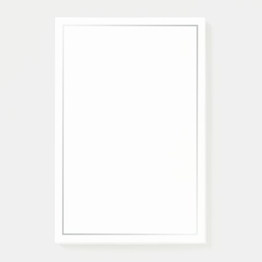 銀エレガント色 ポストイット (正面)