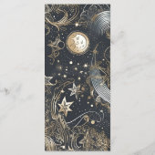 銀エレガント金ゴールドシナ結婚ス メニュー (裏面)