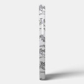 銀エレガント錦 Case-Mate iPhoneケース (裏面 / 左)