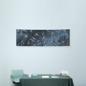 銀エレガント音符 横断幕 (トレードショー)