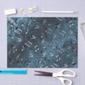 銀エレガント音符 薄葉紙 (クラフト)