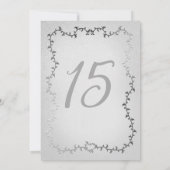 銀エレガント馬車ストーリーブッククインセアニラ 招待状 (裏面)