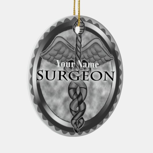 銀カスタム軍医オーナメント セラミックオーナメント (右)