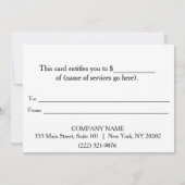 銀カッコいいフェイクストライプ製モダン品証 (裏面)