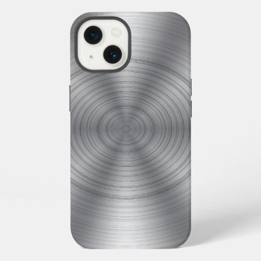 銀カッコいい金色 iPhoneケース (裏面)