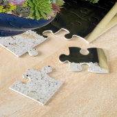 銀カラフル草の多肉植物 ジグソーパズル (側面)