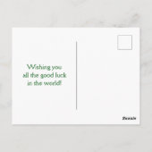 銀カラフル草の多肉植物 ポストカード (裏面)