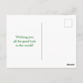 銀カラフル草の多肉植物 ポストカード (裏面)