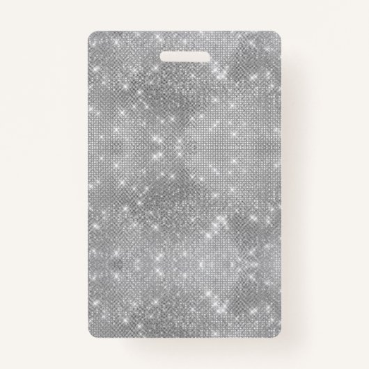 銀ガーリーピグランジンクグリッターフォイルスウィート16 バッジ (裏面)