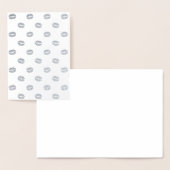 銀キス箔グリーティングカード 箔カード (ディスプレー)