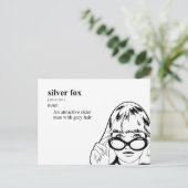 銀キツネ ポストカード (スタンド正面)