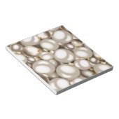 銀クリスマスオーナメント ノートパッド (アングル)