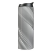 銀グラデーションの対角線 タンブラー (回転左)