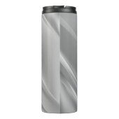 銀グラデーションの対角線 タンブラー (裏面)