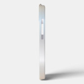 銀グリッターカッコいい金属パイナップル熱帯熱 Case-Mate iPhoneケース (裏面 / 左)