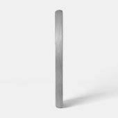 銀グリッターグラムメタリきらきら光るックパーソナライズされたル SAMSUNG GALAXYケース (左側面)