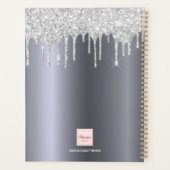 銀グリッターサロンアポイントメント2024 プランナー手帳 (裏面)