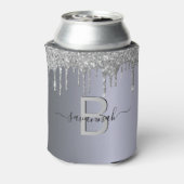 銀グリッタードリップスネームモノグラムパーティー 缶クーラー (缶裏面)