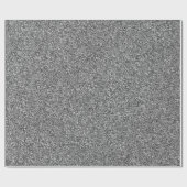 銀グリッタープリント包装紙 ラッピングペーパー (フラット)