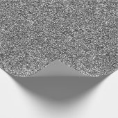 銀グリッタープリント包装紙 ラッピングペーパー (角)