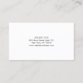 銀グリッターロイヤリティパンチカード ロイヤリティカード (裏面)