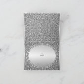 銀グリッター枠サンキューカード サンキューカード (内部)